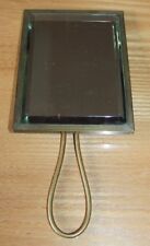 antique travel mirror with handle and beveled glass barber hairdresser