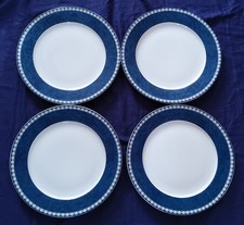 4 ASSIETTES DE PRÉSENTATION PORCELAINE PILLIVUYT DÉCOR MAÉVA