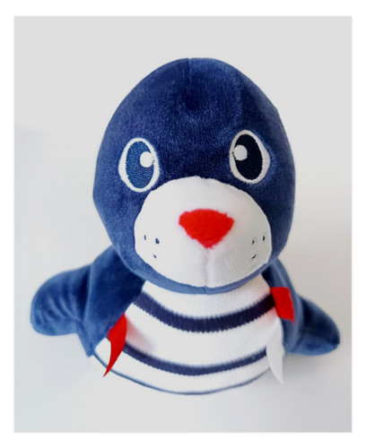Peluche doudou phoque navire - phoque,