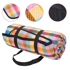 Tapis Sol Camping Plaid Pique