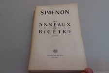 Georges SIMENON LES ANNEAUX DE BICÊTRE Presses de La Cité 1963 ÉO SP + ENVOI