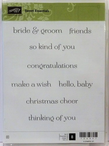 Stampin sweet essentiels - stampin, up