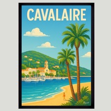 Affiche Poster mural CAVALAIRE