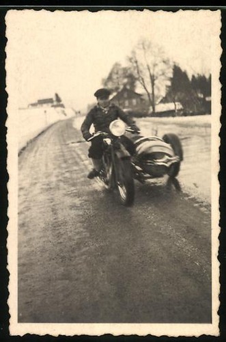 Photographie moto avec