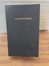 French LA SAINTE BIBLE Black