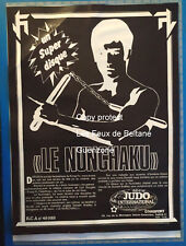 Rare publicité disque 45T LE NUNCHAKU Bradley  1975