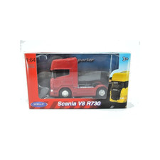 WELLY camion  Scania v8 R730 4x2 rouge 1/64