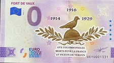 BILLET 0  EURO FORT DE VAUX