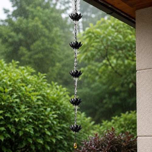 Chaîne pluie métal - de,