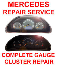 Mercedes W210 E-Class E320 E430 E55 AMG 2000-2002 Instrument Cluster Repair