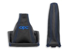 POUR OPEL ASTRA H 04-14 SOUFFLET LEVIER DE VITESSE FREIN A MAIN opc BLEU FONCE