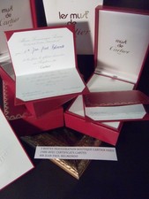Lot de boites Cartier vintage
