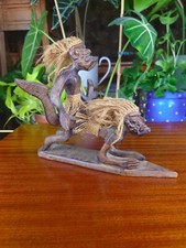 Statuette, figurine, bois