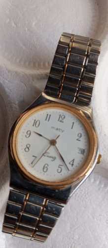 Montre maty homme quartz acier - montre,