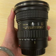 Tokina 11-16mm f/2.8 AT-X Pro DX II Lens Internal Focusing for Canon EF Mount