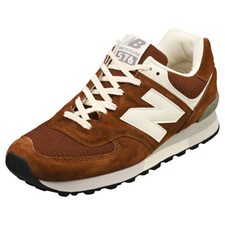 New Balance 576 Made In England Homme Marron Blanc Baskets