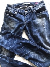 Jean bleu marbré tie Dye slim
