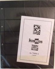 DAVO - Feuilles KOSMOS TWIN 5 (5 Bandes - Jaunies)  (Paquet de 5)