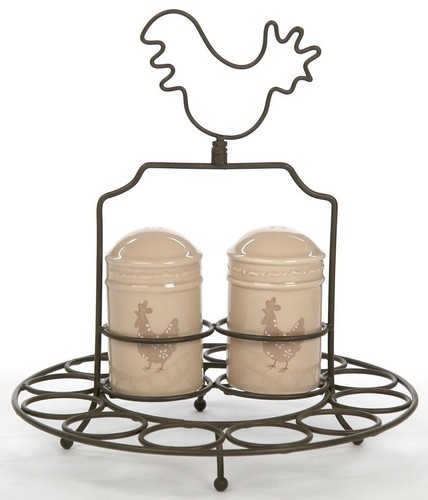 Collection coq poule coquetier
