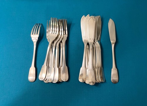 Fish cutlery christofle - cutlery,