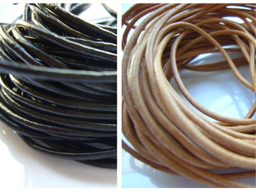 Cordon cuir véritable - cordon,