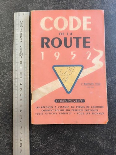 Ancien code route 1952 - route,