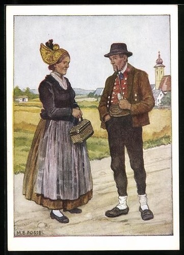Paire cartes postales - cartes,