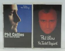PHIL COLLINS Cassette K7 Tape / Hello, i must be going + No Jacket required WEA