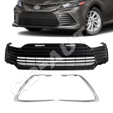 Fit 2021-2024 Toyota Camry LE XLE Front Lower Grill Grille Trim Molding