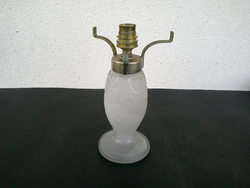 Pied lampe verre - lampe, en