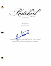 Finn Wittrock Signed Autograph Ratched Full Pilot Script - Edmund Tolleson