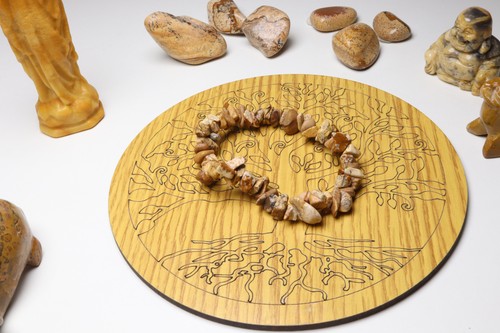 Bracelet jaspe paysage - paysage,