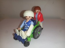 Playmobil wheelchair 3928 plaster band accident hospital rescue city