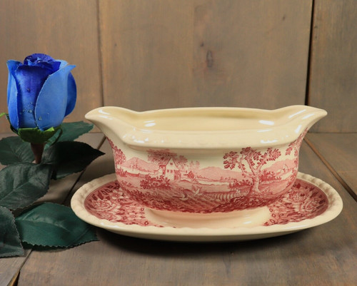 Saucière vintage faïence - en,