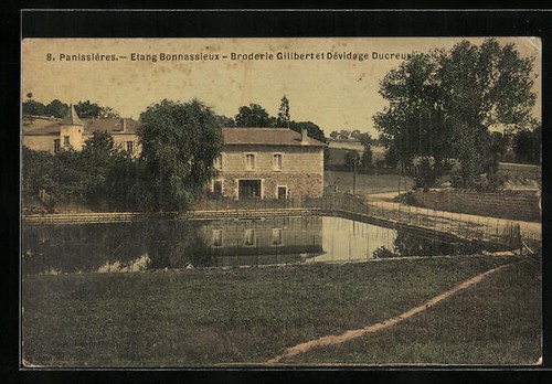 Cpa panissiéres etang - cpa, panissiéres,