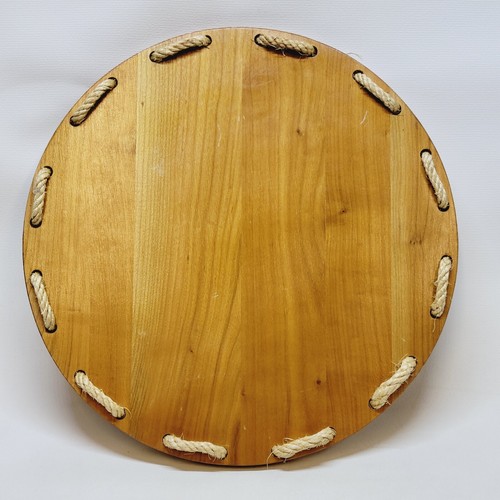 Dessous plat rond bois - dessous,