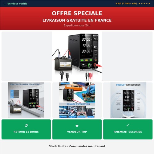 Alimentation laboratoire