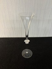 Flûtes à champagne modèle Versace Méduse en cristal Rosenthal
