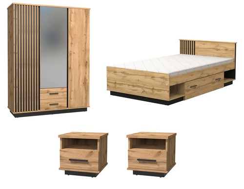 Ensemble chambre lamia chêne - chambre,