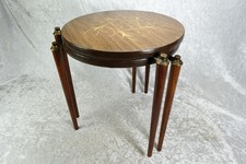 Set Of 2 Vintage Mid Century Mod Formica Top Stacking Nesting Side Tables 3 Legs