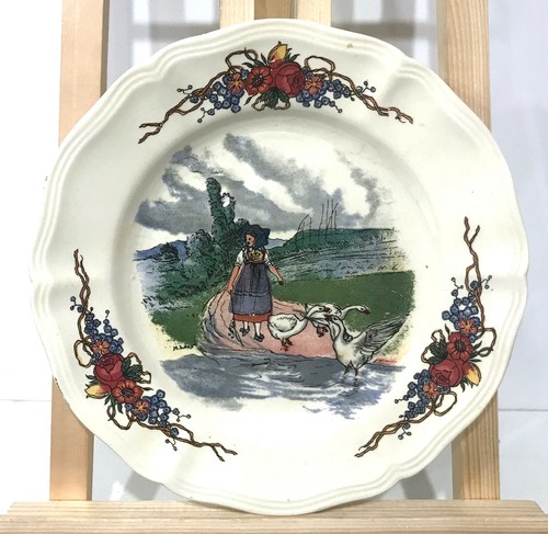 Assiette ancienne - assiette,