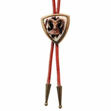 Cravate avec vrai bois de