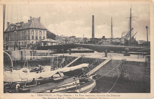 Old postcard deauville - postcard,