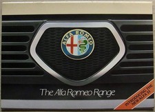 ALFA ROMEO RANGE Sales Brochure Jun 1983 #RB4 ALFASUD Sprint 33 6 GIULIETTA GTV