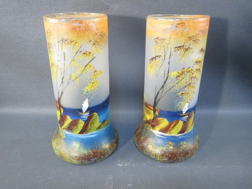 Paire anciens vase - en, de