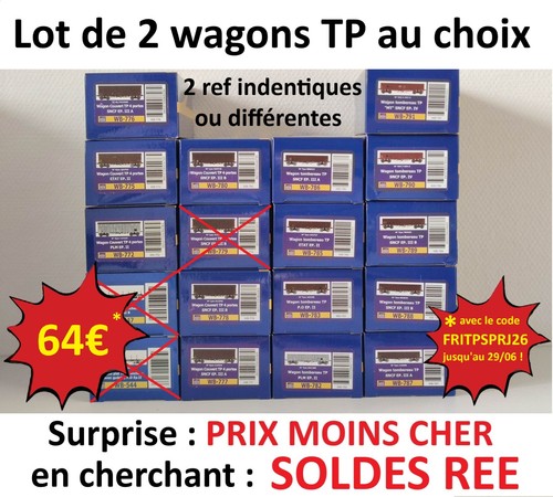 Soldes ree modeles wagons tp - soldes, 2