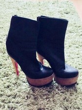 Bottines noires Fatto Mano A