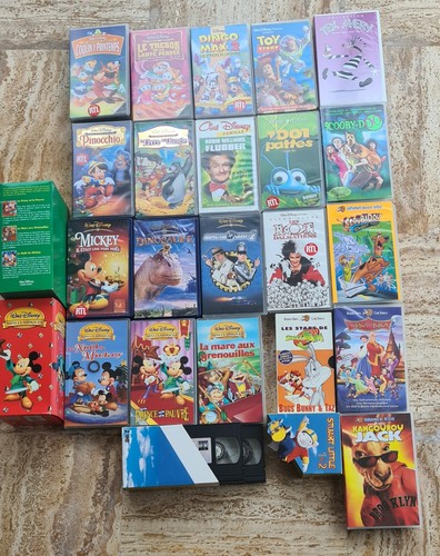 Lot cassettes video - 23,