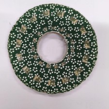 Kendo Kozakura Tsuba Handmade Green Cherry Blossom Fit 38-39 Bokken Duty Paid or
