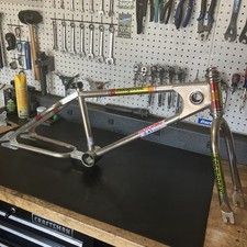 Old School 1981 Mongoose Motomag BMX Bike Frame II Fork Tange Vintage Bike 